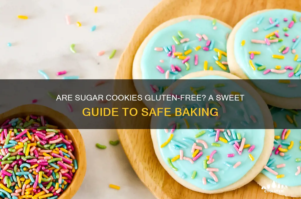 are sugar cookies gluten free