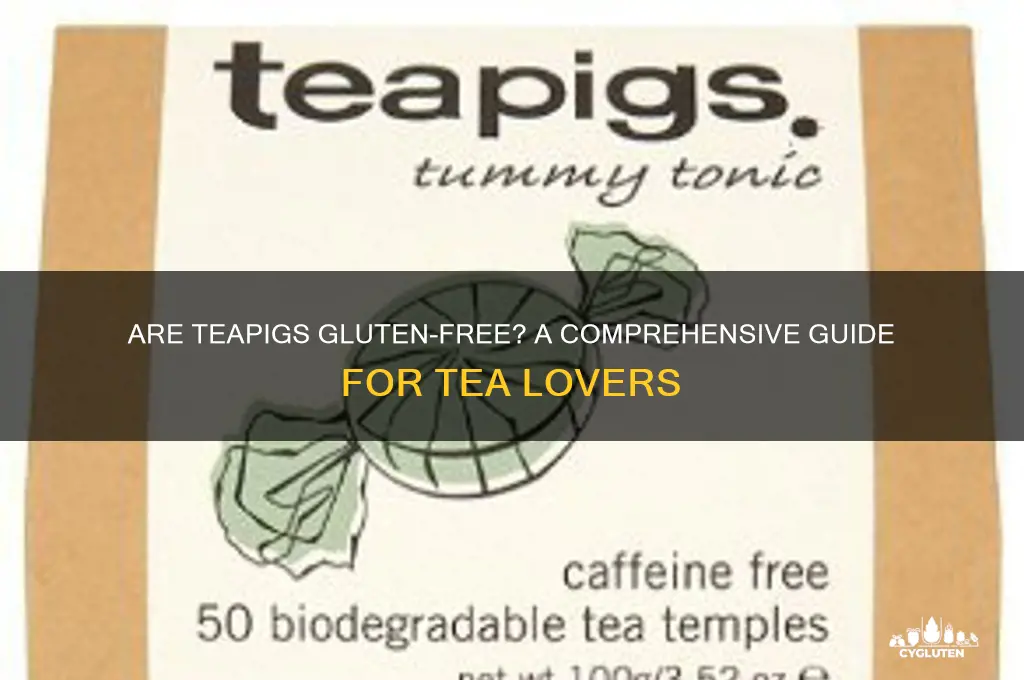 are teapigs gluten free
