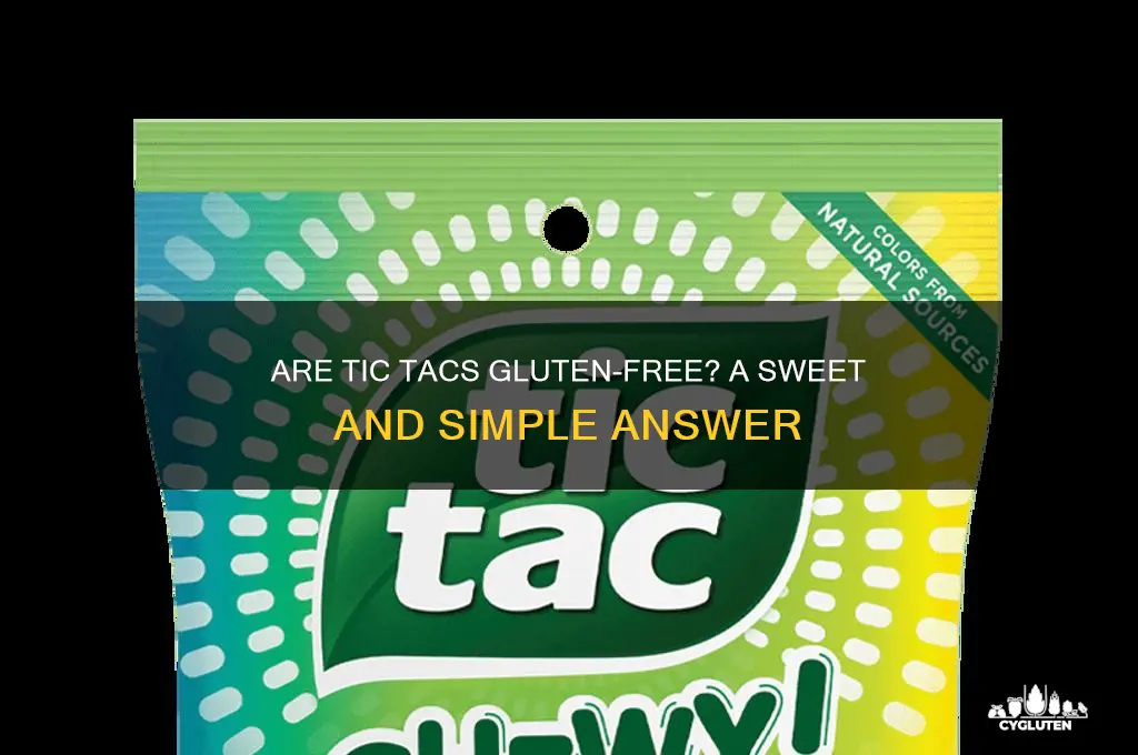 are tic tac gluten free