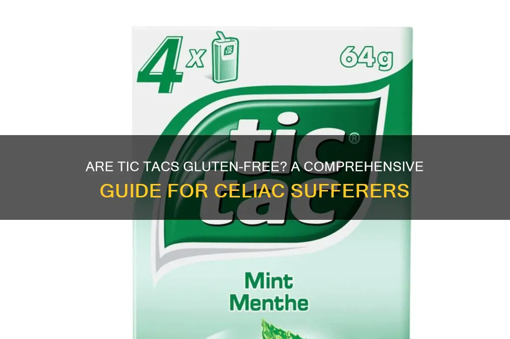 are tic tacs gluten free