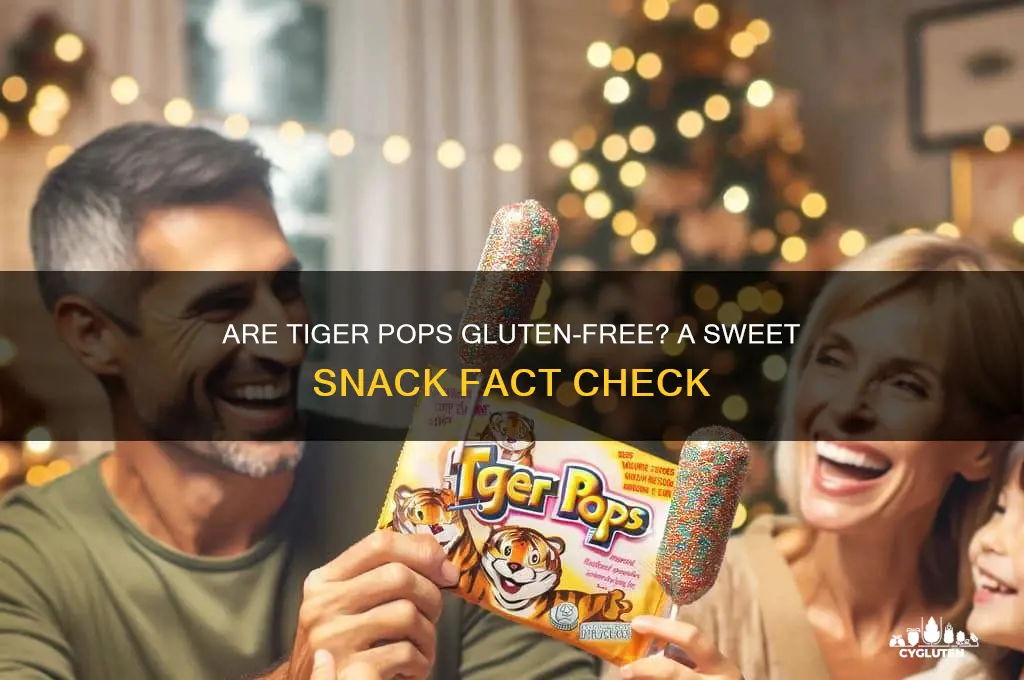 are tiger pops gluten free