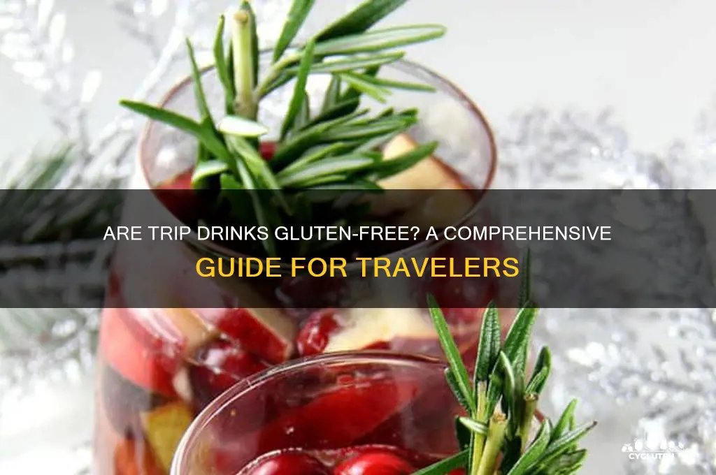 are trip drinks gluten free