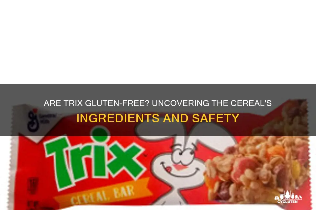 are trix gluten-free