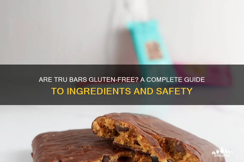 are tru bars gluten free