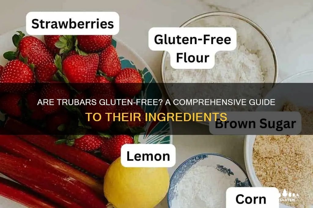 are trubars gluten free