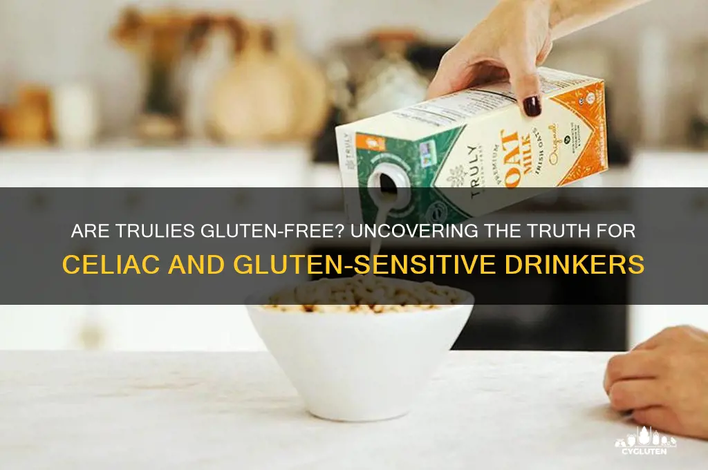 are trulies gluten free