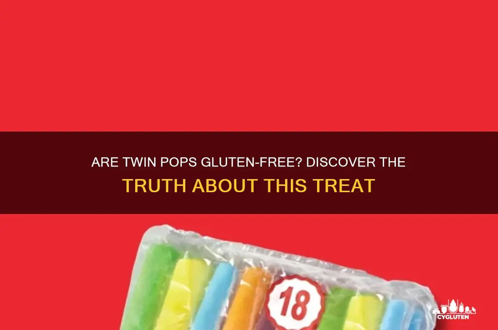 are twin pops gluten free