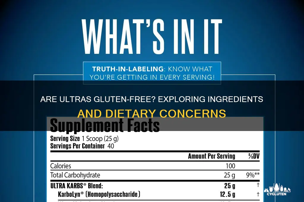 are ultras gluten free