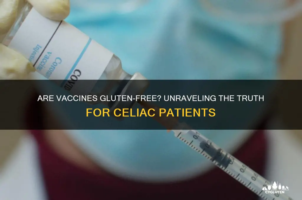 are vaccines gluten free