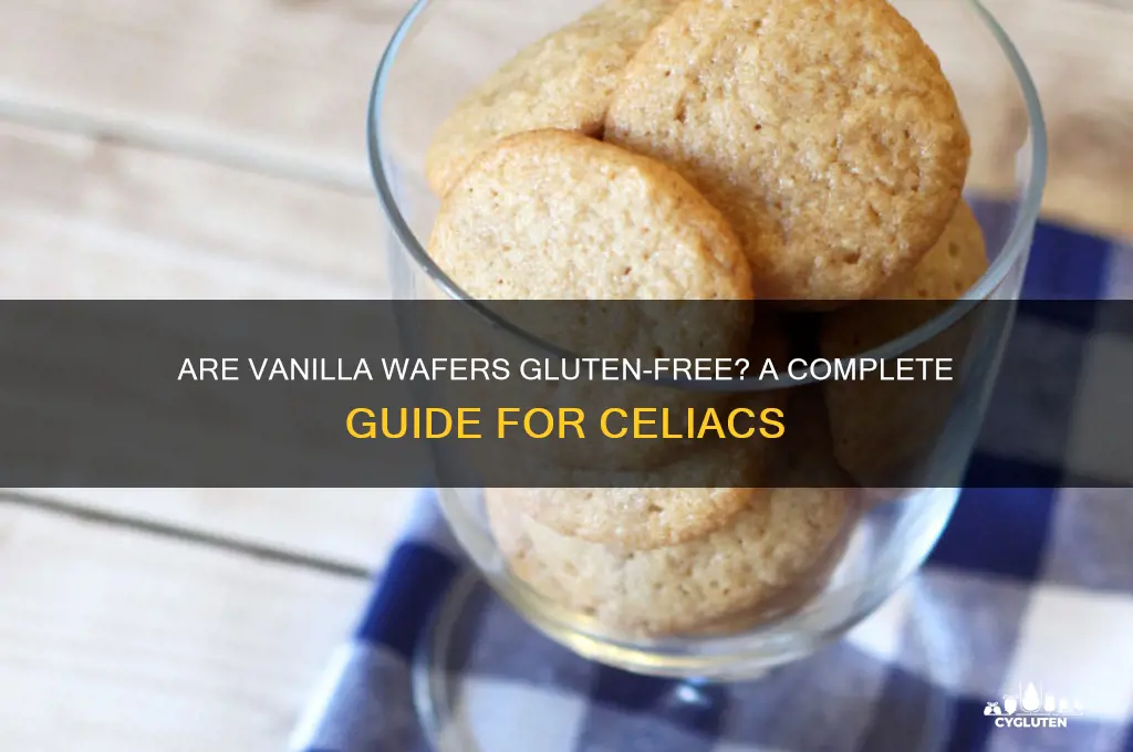 are vanilla wafers gluten free