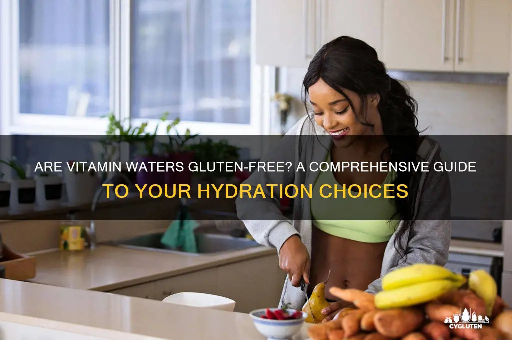 are vitamin waters gluten free