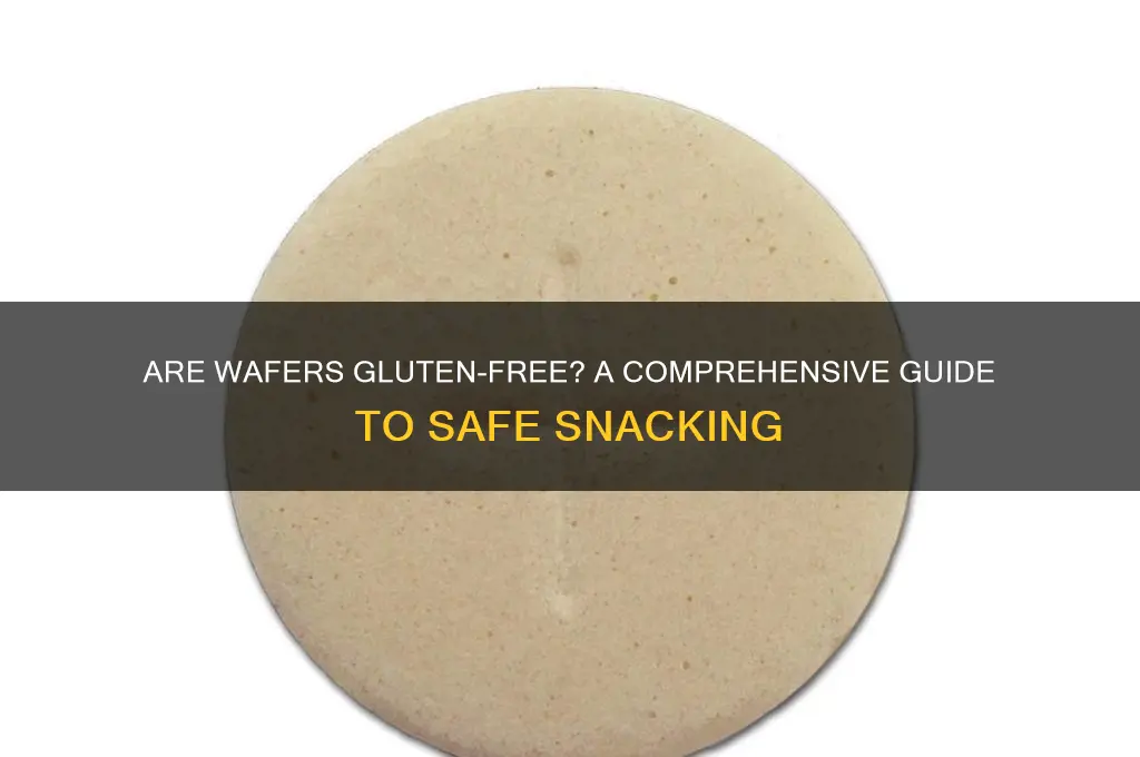 are wafers gluten free