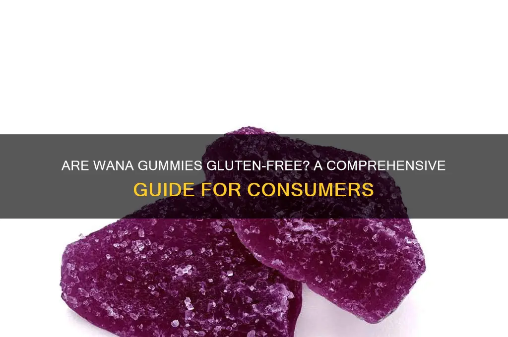 are wana gummies gluten free