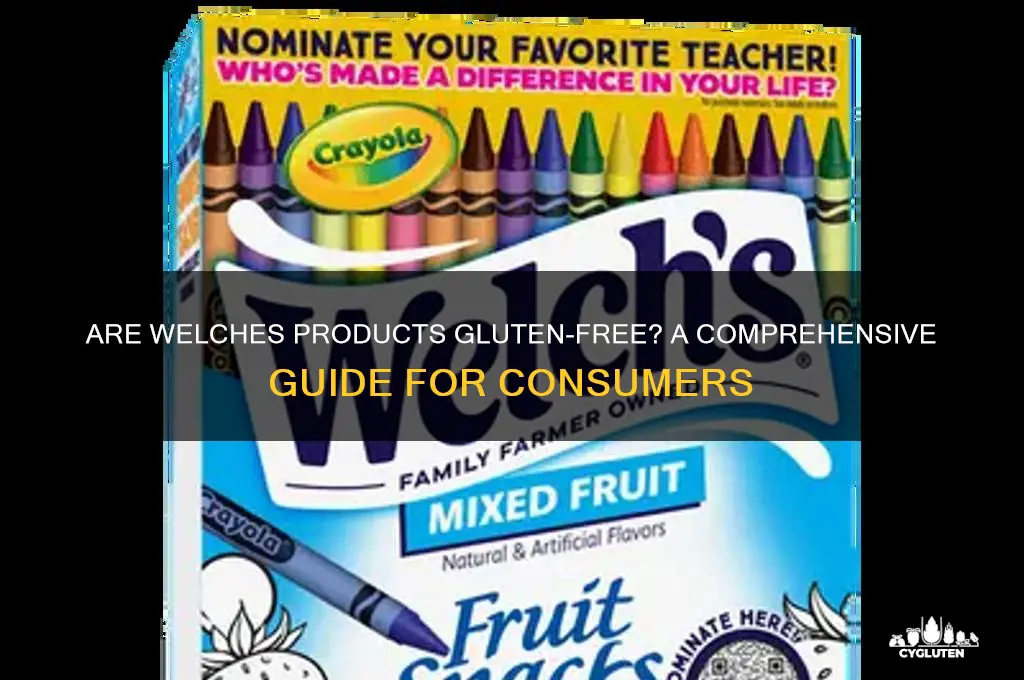 are welches gluten free