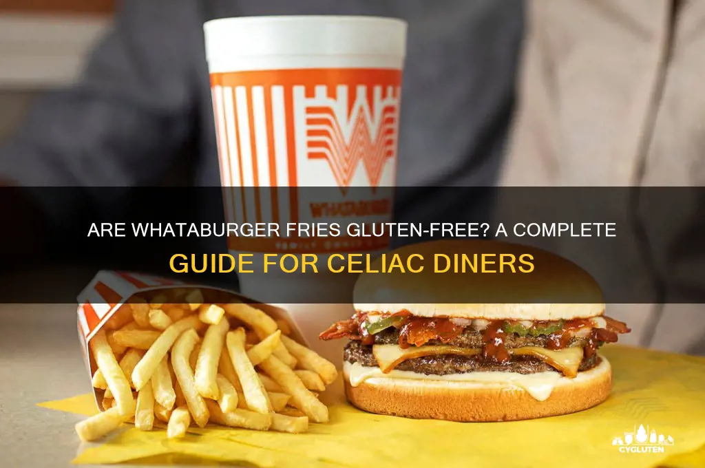 are whataburger fries gluten free