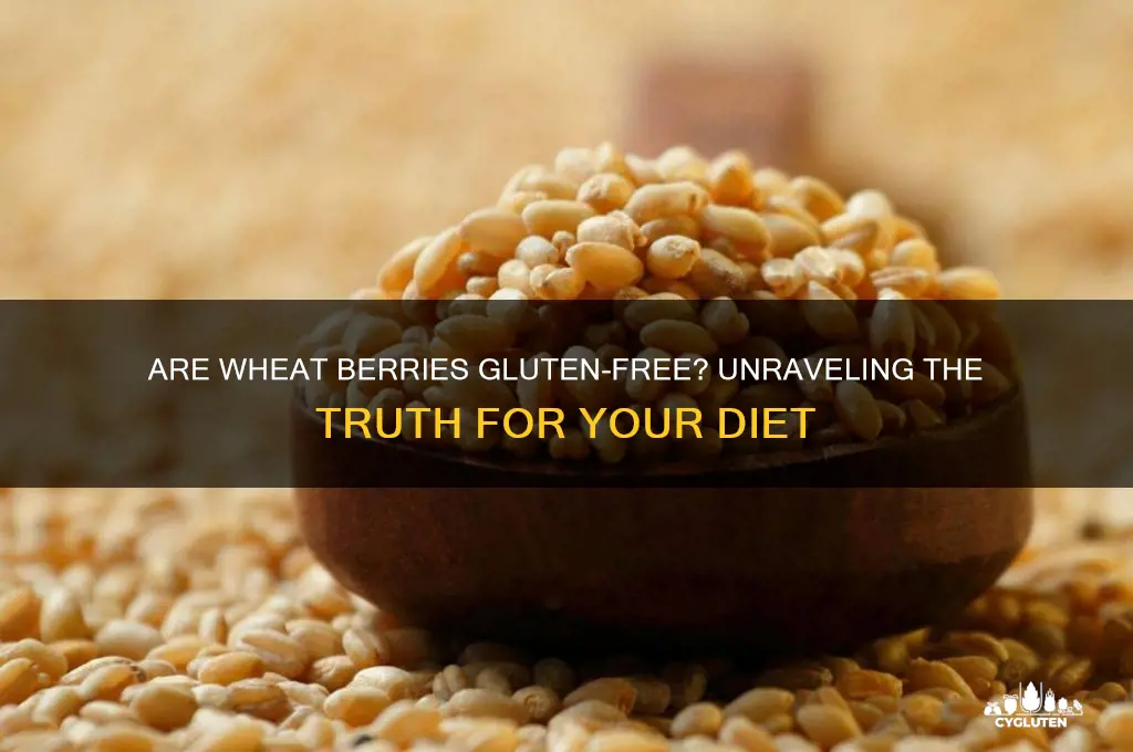 are wheat berries gluten free