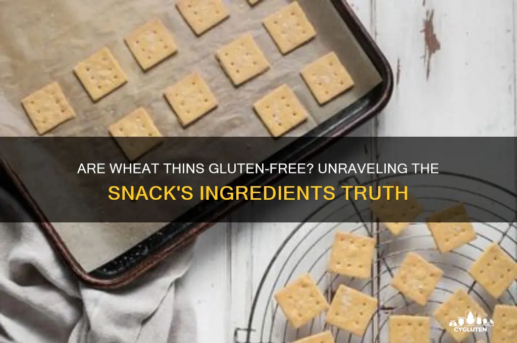 are wheat thins gluten free
