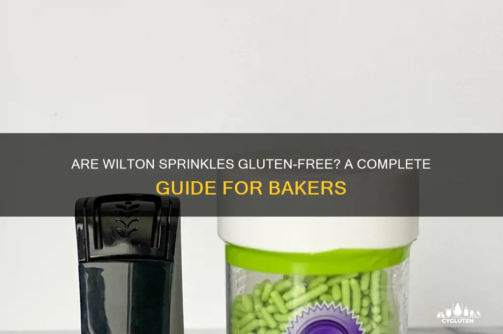 are wilton sprinkles gluten free