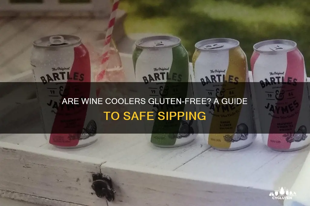 are wine coolers gluten free