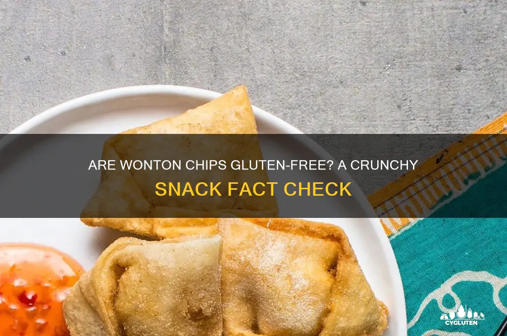 are wonton chips gluten free