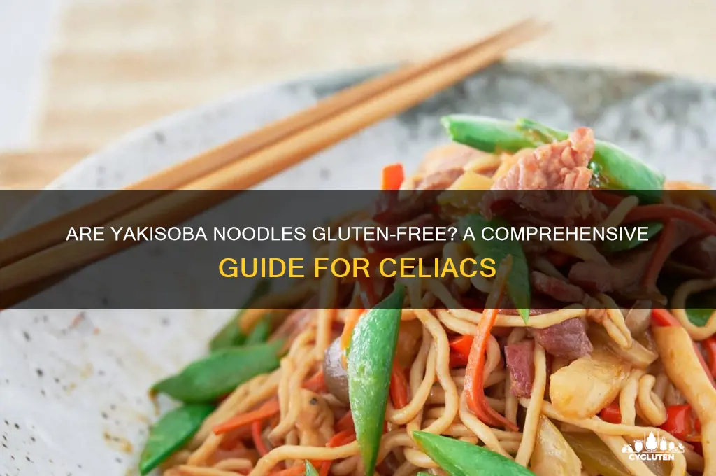 are yakisoba noodles gluten free