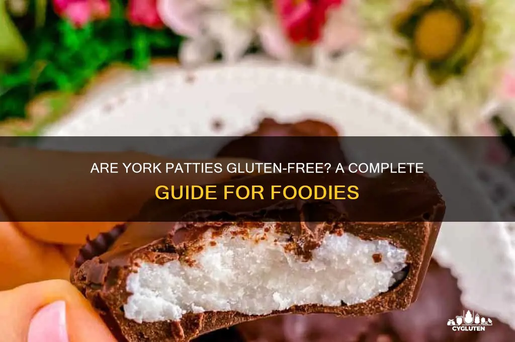 are york patties gluten free