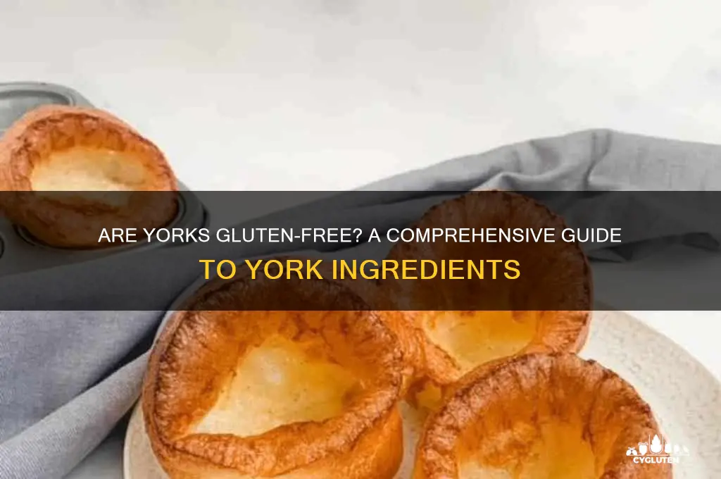 are yorks gluten free