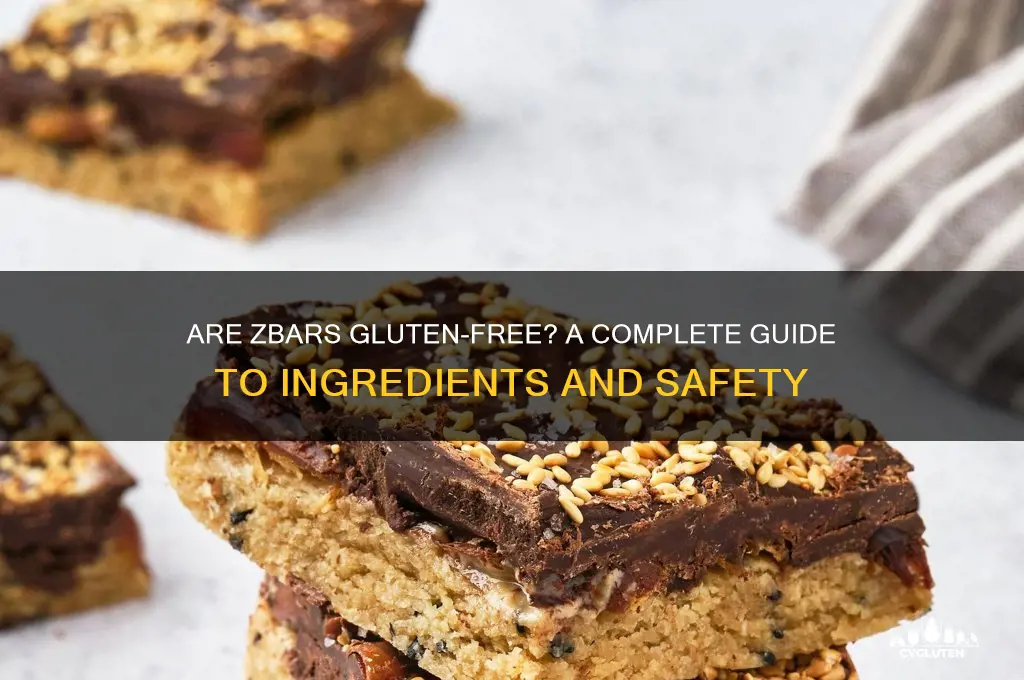 are zbars gluten free