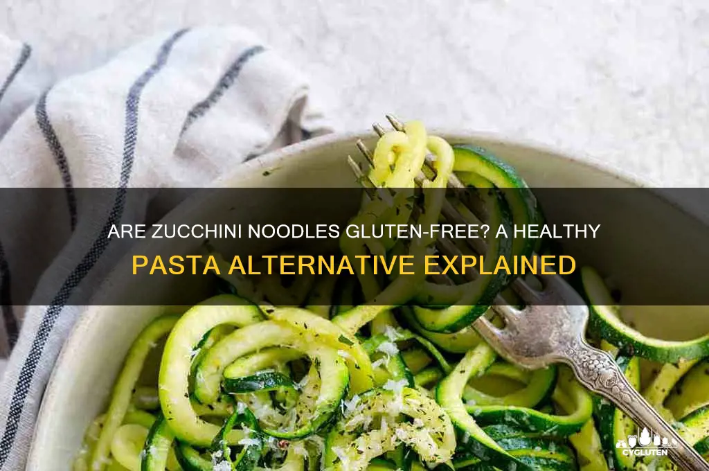 are zucchini noodles gluten free