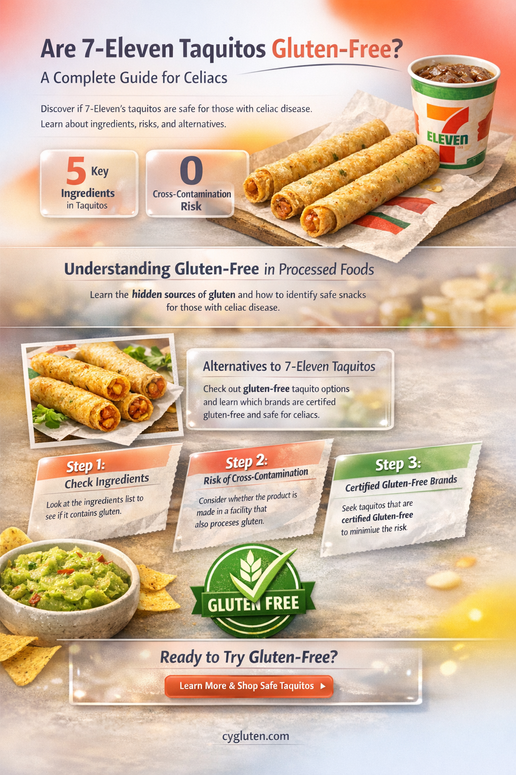 are 711 taquitos gluten free