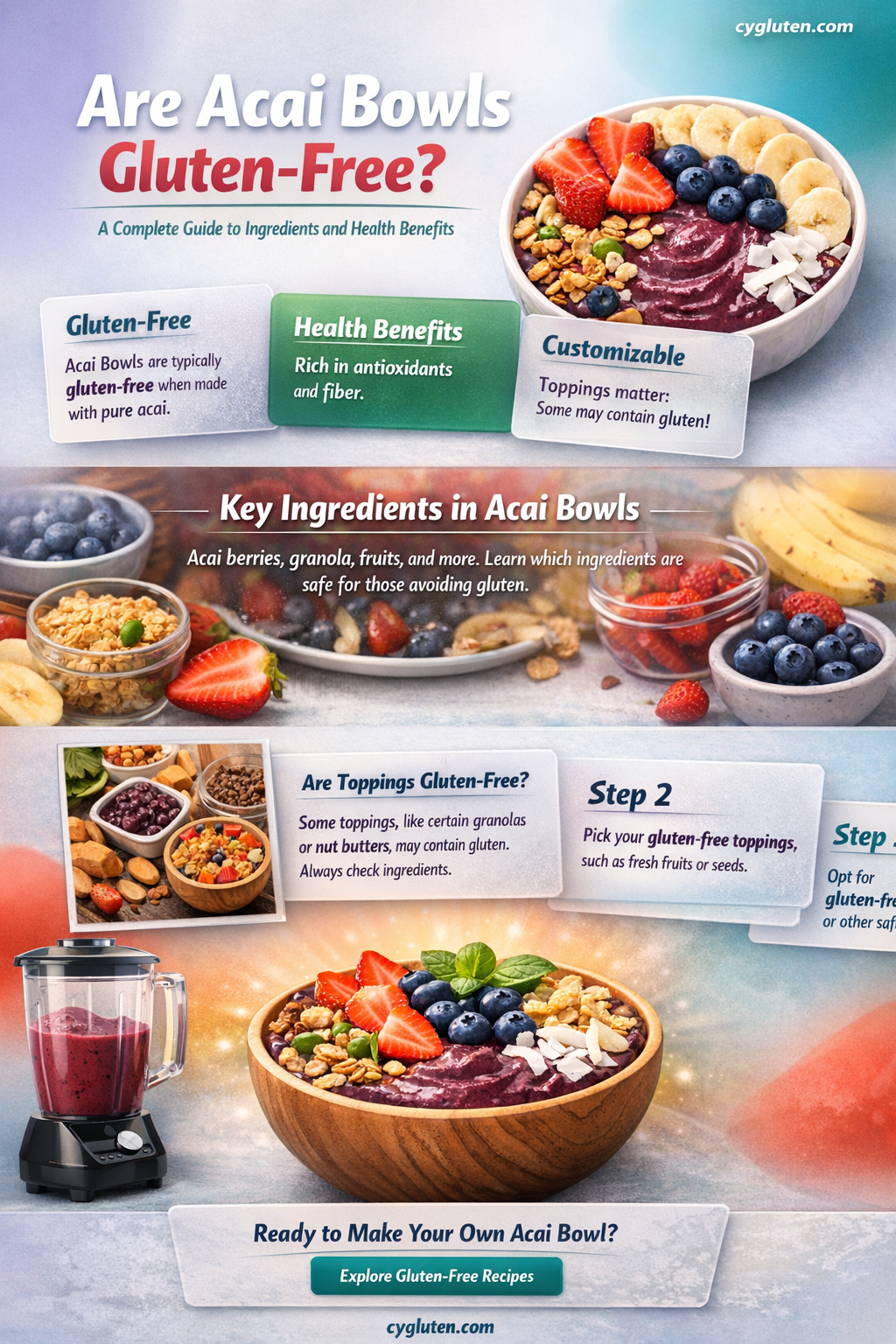 are acai bowls gluten free