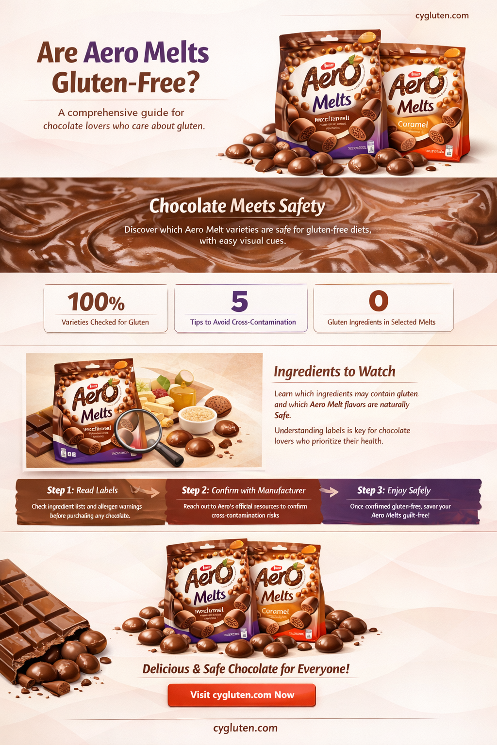 are aero melts gluten free