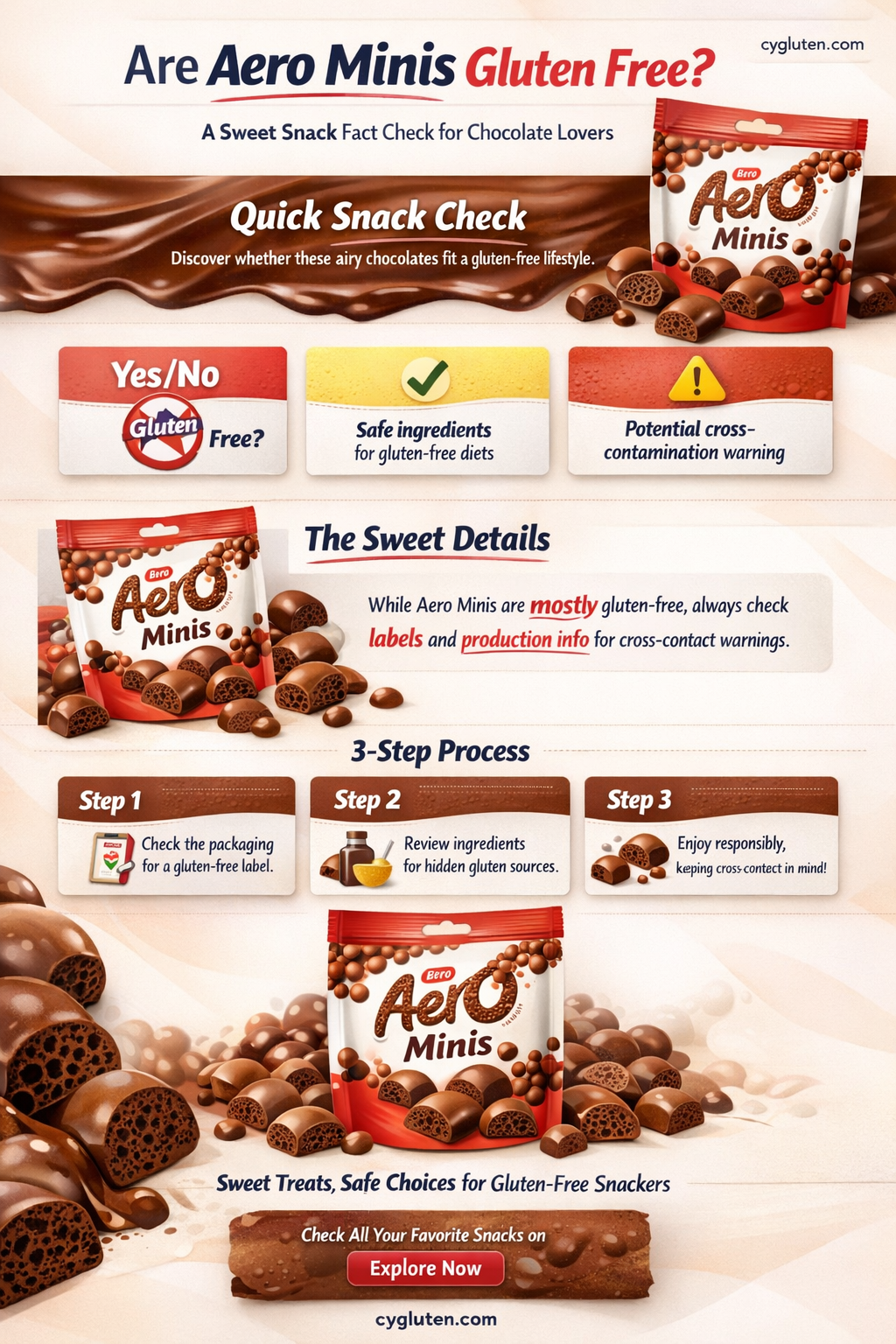 are aero minis gluten free