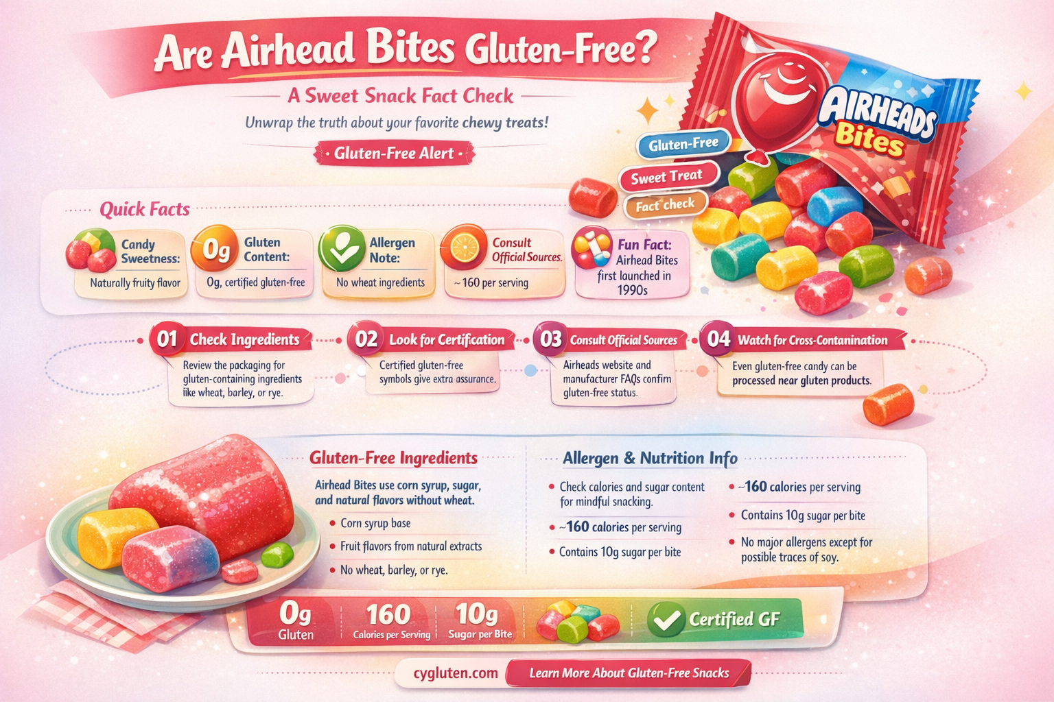 are airhead bites gluten free