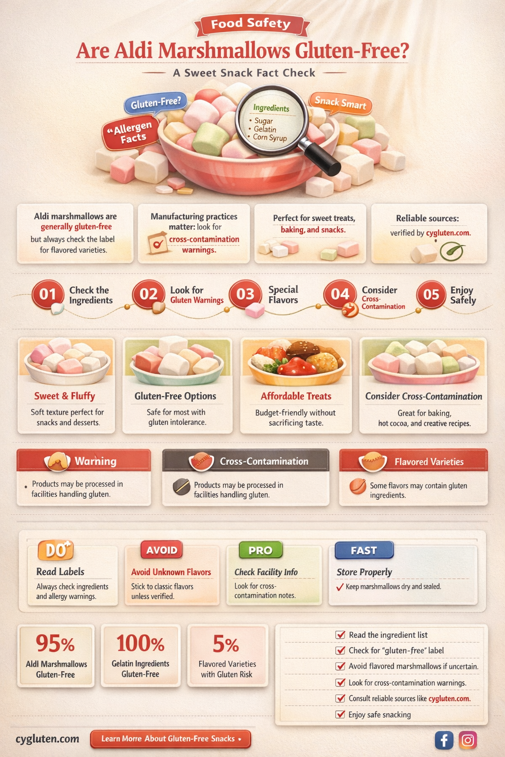 are aldi marshmallows gluten-free