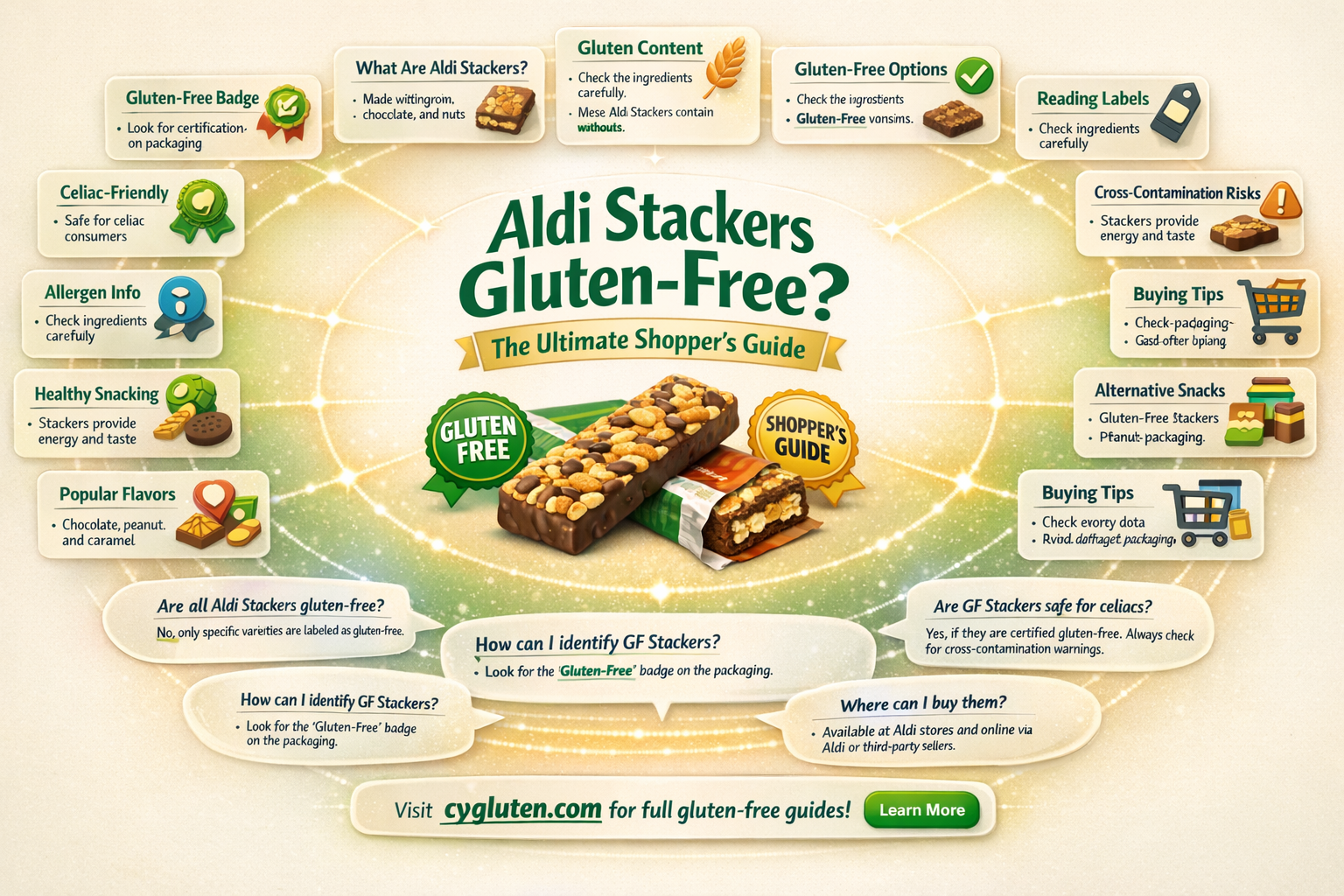 are aldi stackers gluten free