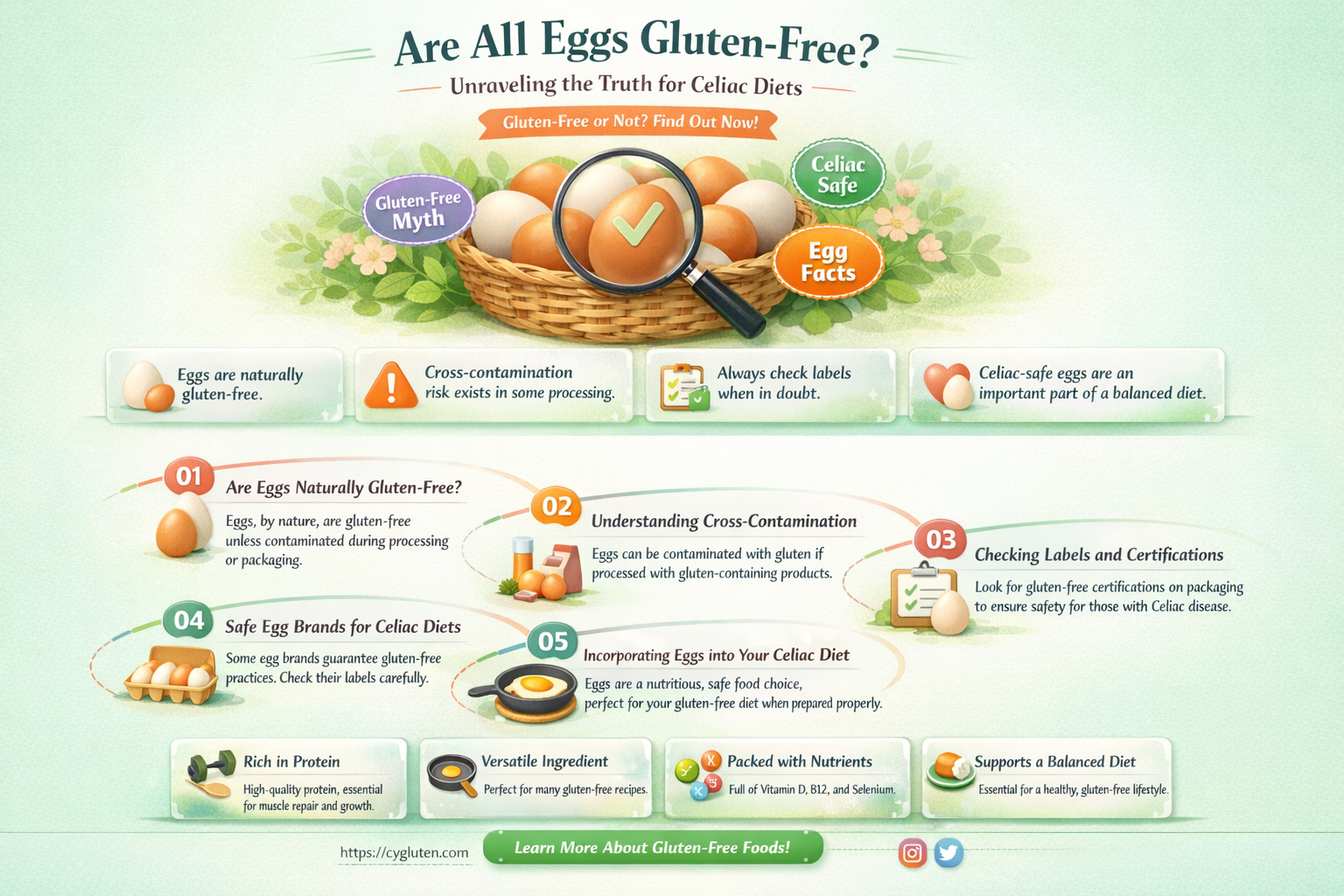 are all eggs gluten free