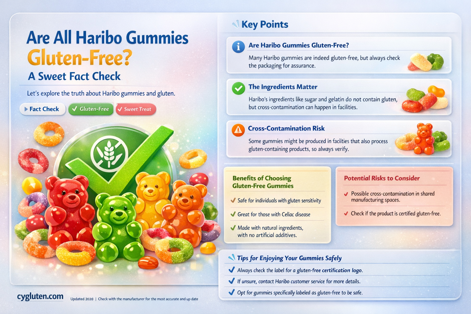 are all haribo gluten free