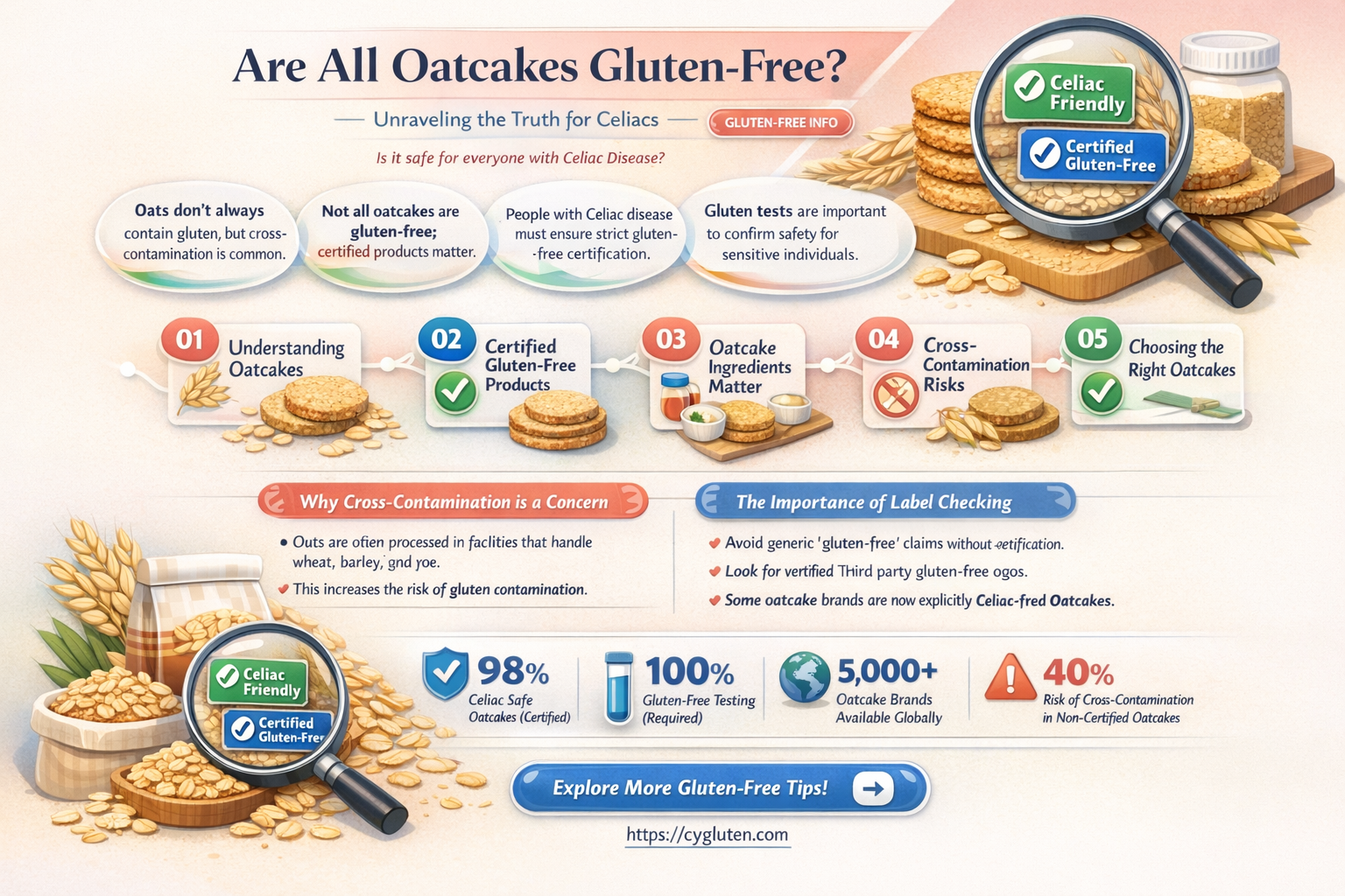 are all oatcakes gluten free