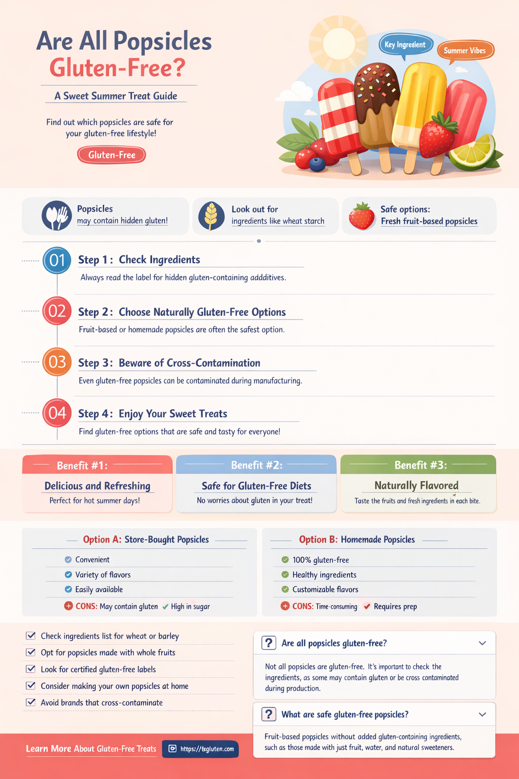 are all popsicles gluten free