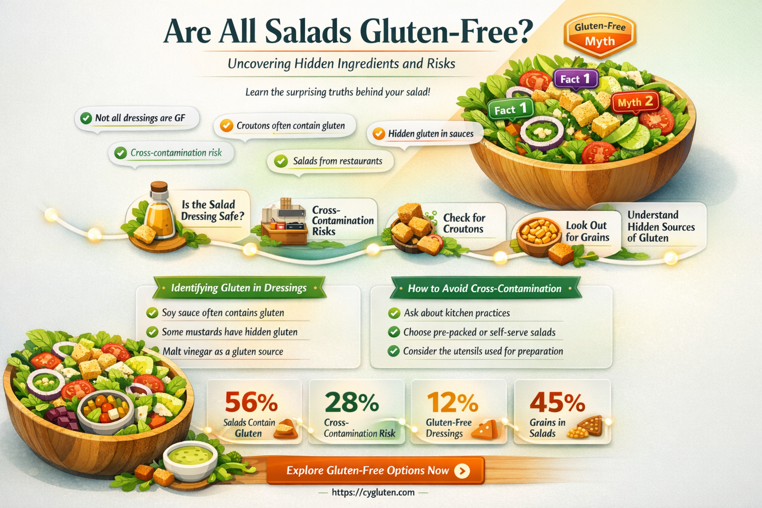 are all salads gluten free