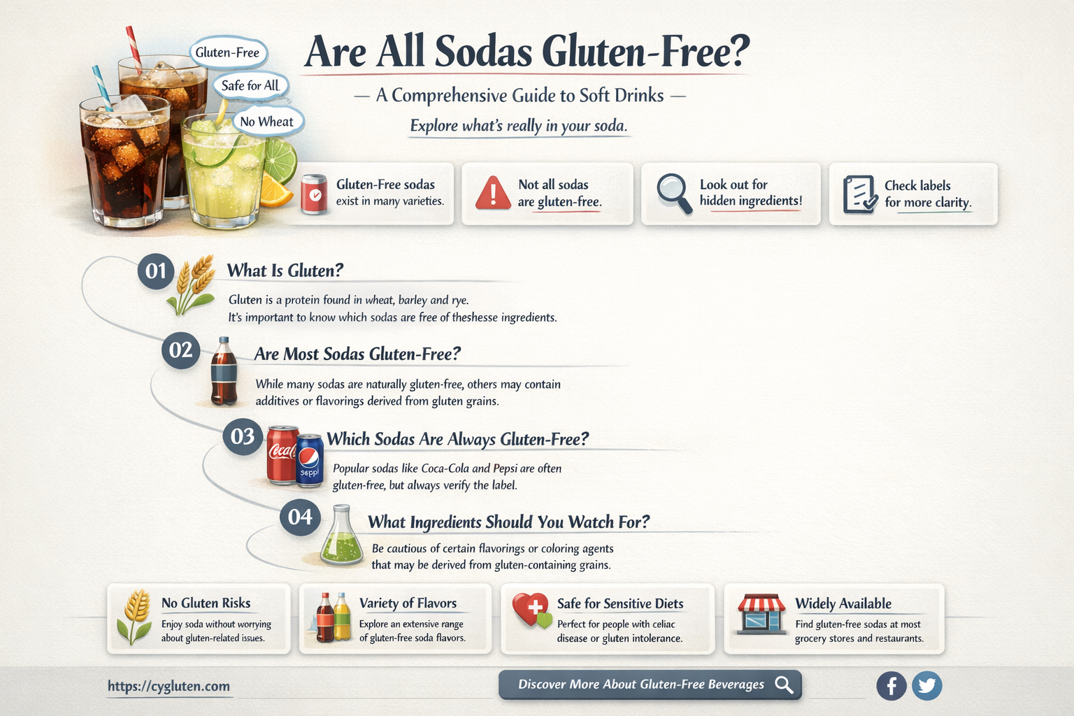 are all sodas gluten free