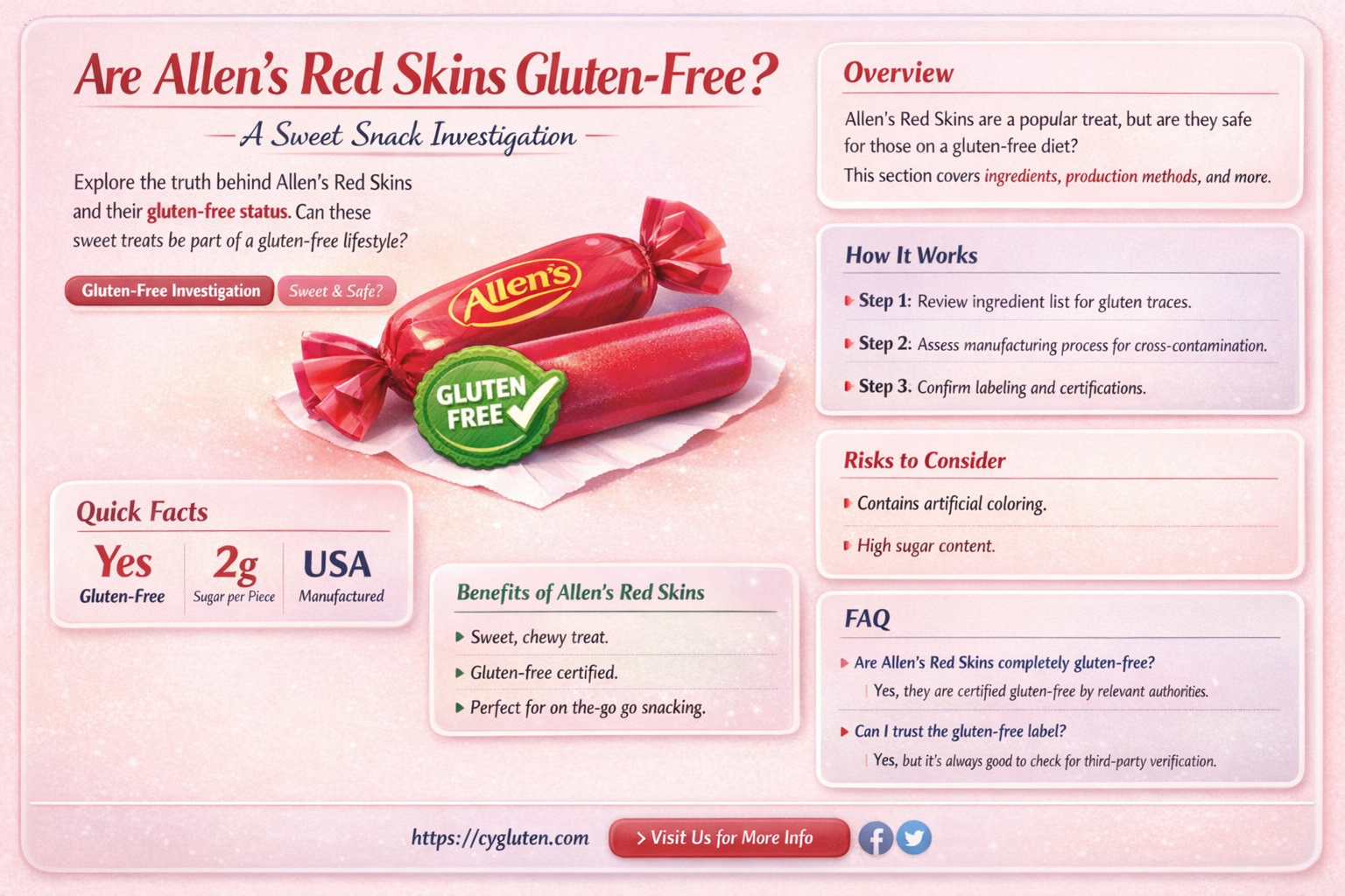 are allens redskins gluten free