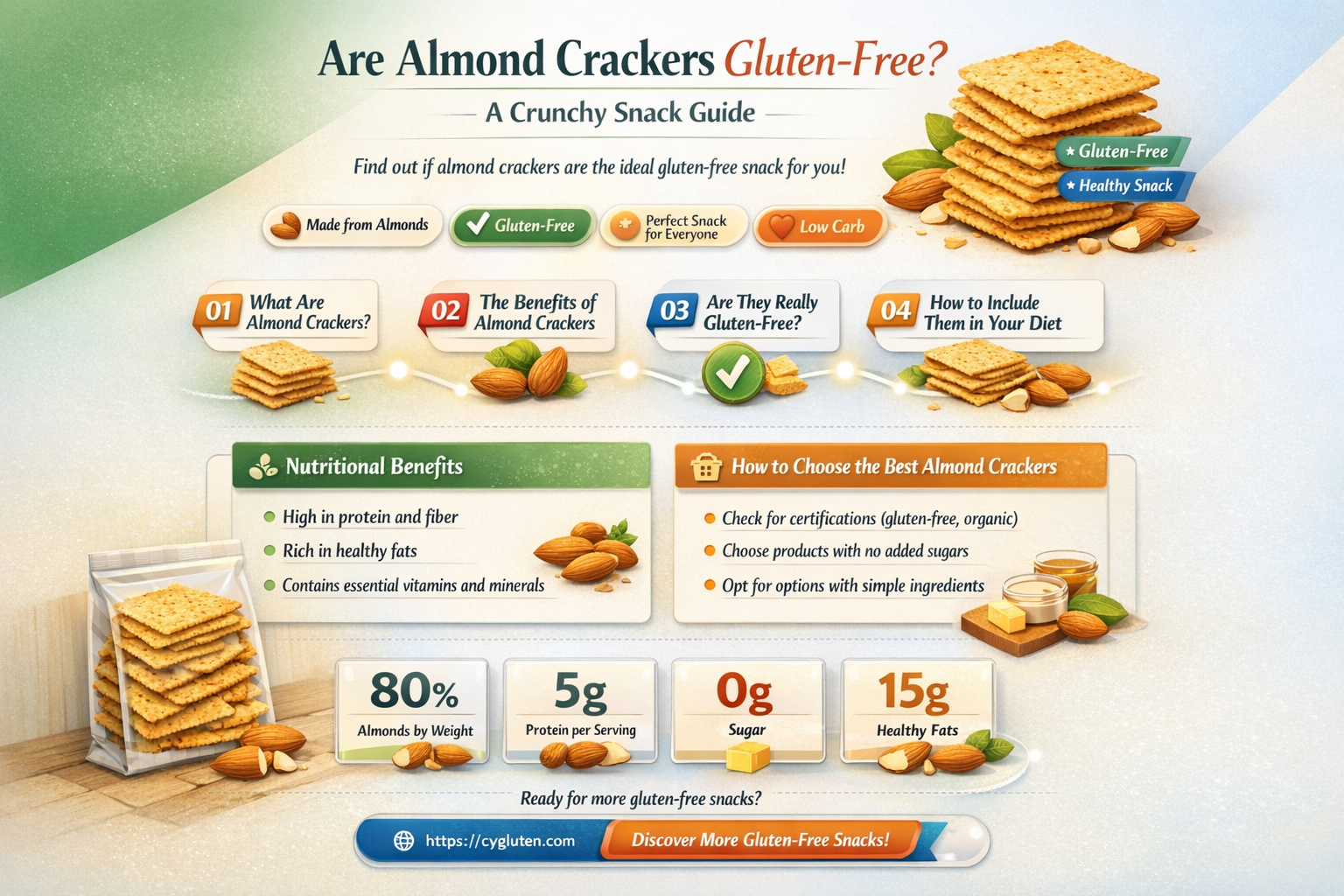 are almond crackers gluten free