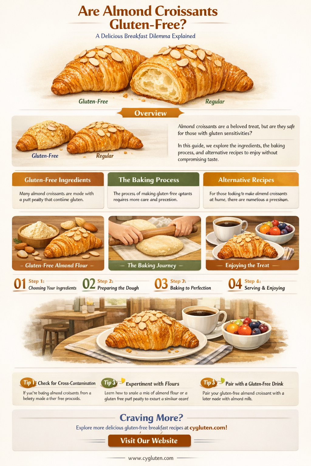 are almond croissants gluten free