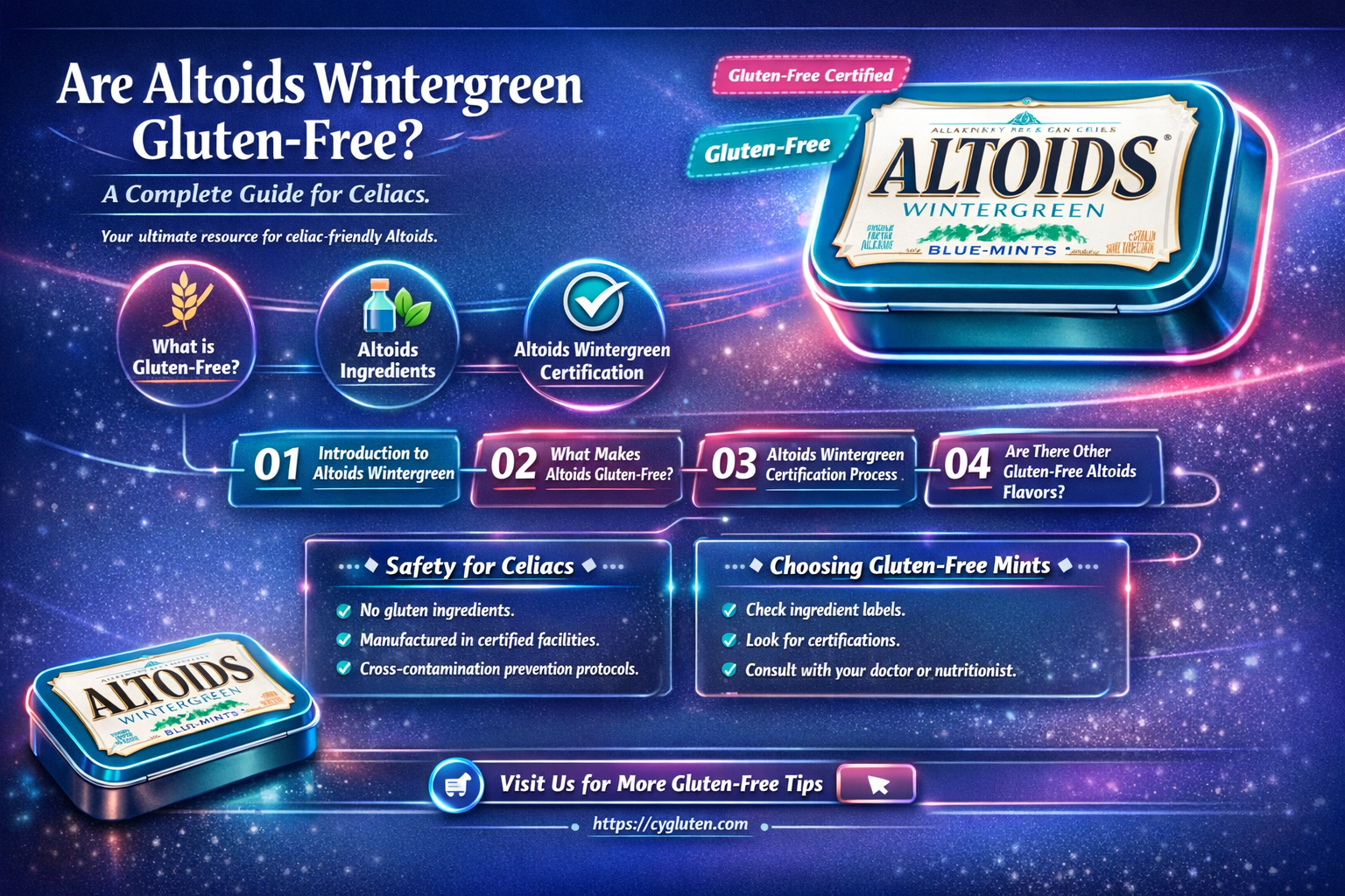 are altoids wintergreen gluten free