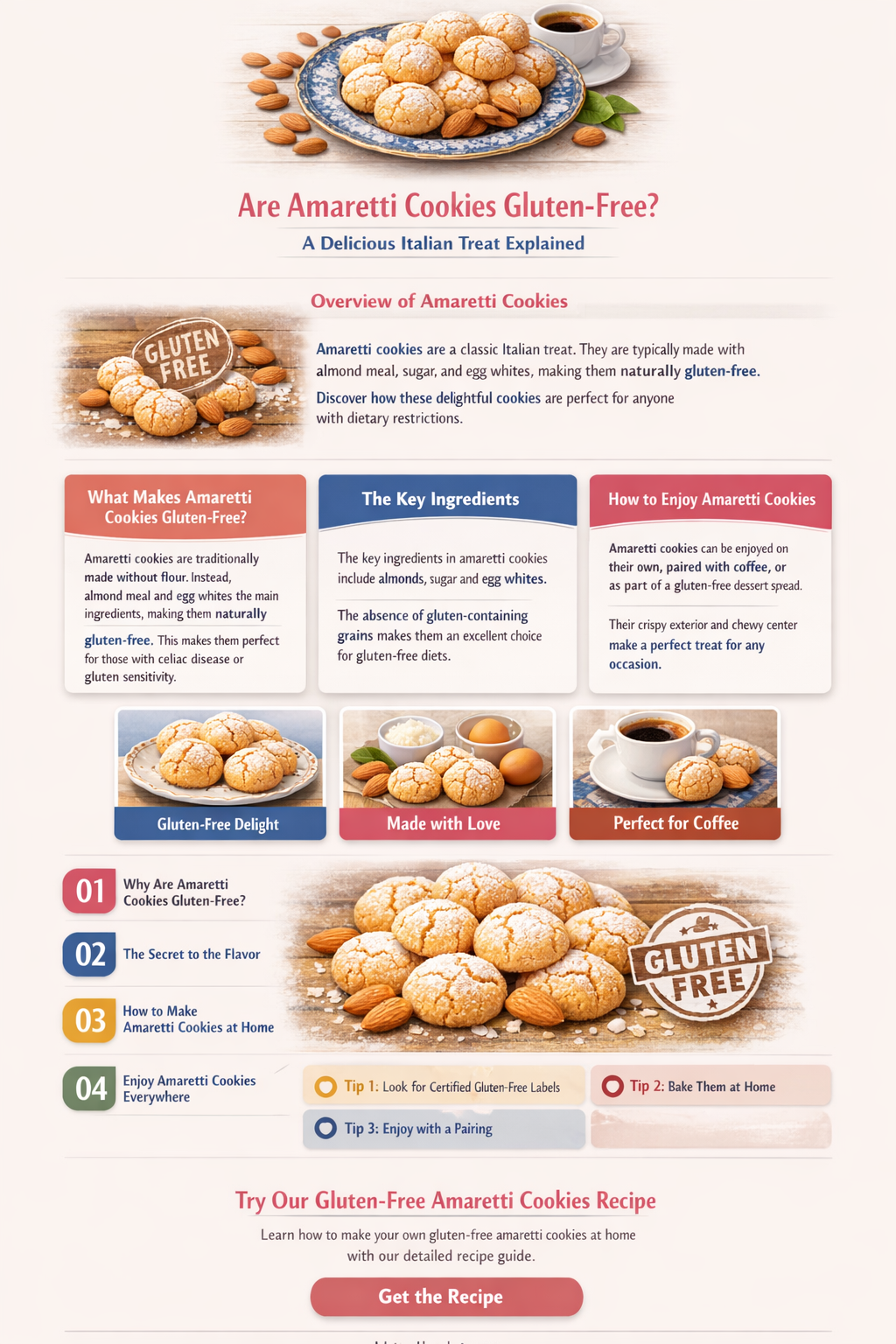 are amaretti cookies gluten free