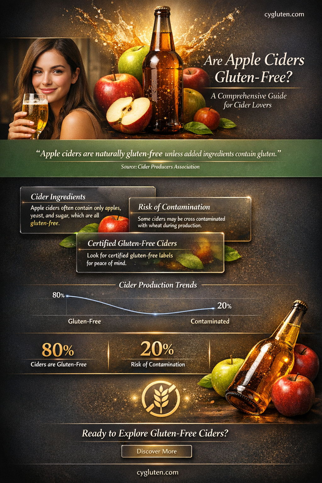 are apple ciders gluten free