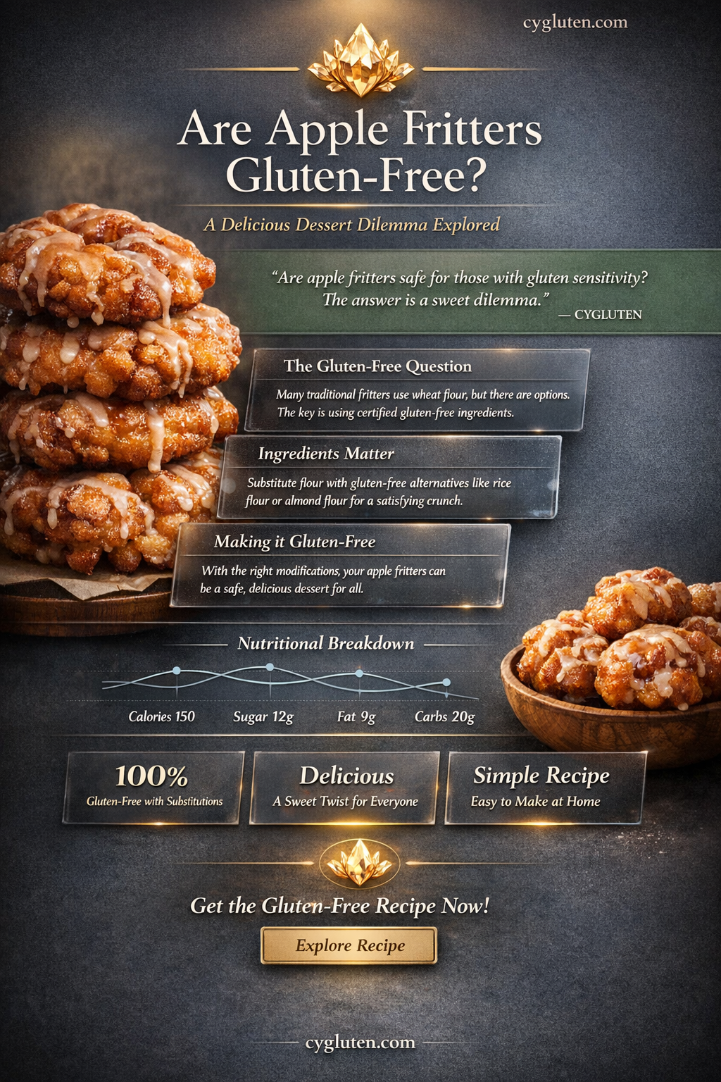 are apple fritters gluten free