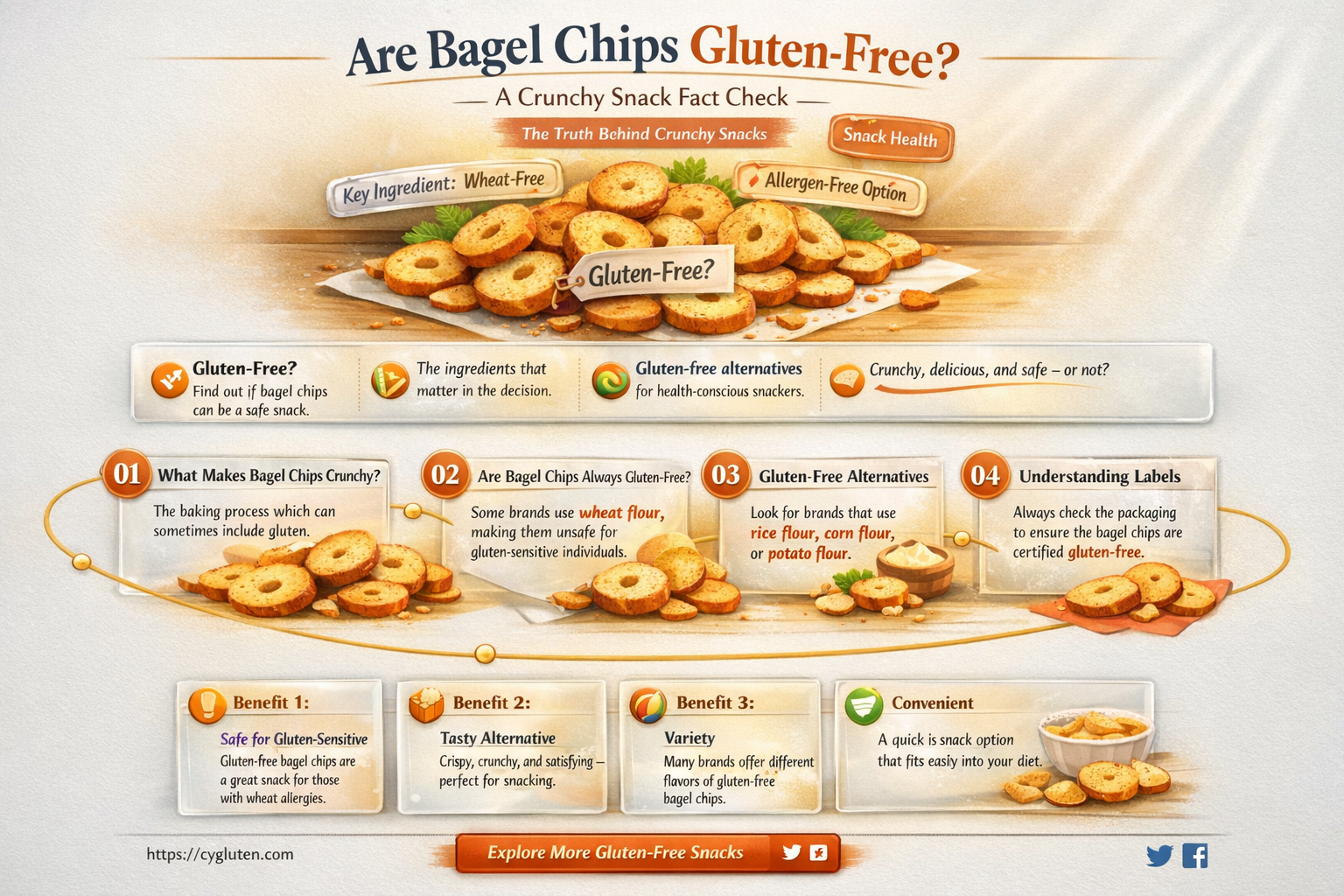 are bagel chips gluten free